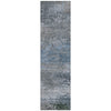 Piper Looms Chantille Abstract ACN2071 Pewter Machine Washable Area Rug Runner Main Image