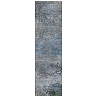 Piper Looms Chantille Abstract ACN2071 Pewter Machine Washable Area Rug Runner Main Image