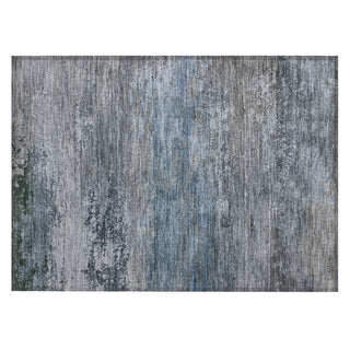 Piper Looms Chantille Abstract ACN2071 Pewter Machine Washable Area Rug Scatter Main Image