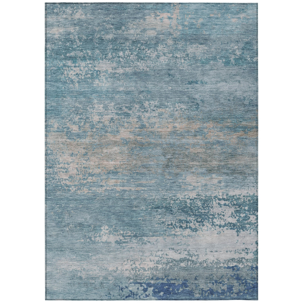 Piper Looms Chantille Abstract ACN2071 Sky Machine Washable Area Rug main image