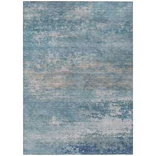 Piper Looms Chantille Abstract ACN2071 Sky Machine Washable Area Rug main image