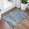 Piper Looms Chantille Abstract ACN2071 Sky Machine Washable Area Rug Scatter Lifestyle Image Feature