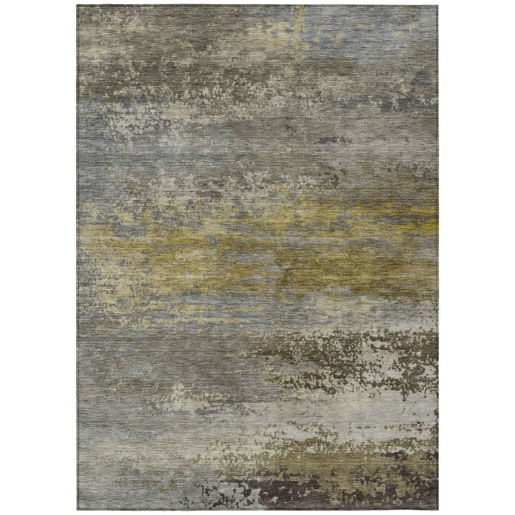 Piper Looms Chantille Abstract ACN2071 Taupe Machine Washable Area Rug main image