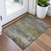 Piper Looms Chantille Abstract ACN2071 Taupe Machine Washable Area Rug Scatter Lifestyle Image Feature