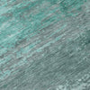 Piper Looms Chantille Abstract ACN2071 Teal Machine Washable Area Rug Swatch Image