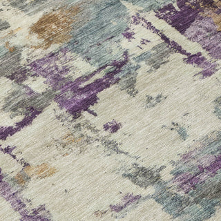 Piper Looms Chantille Abstract ACN2072 Linen Machine Washable Area Rug Swatch Image