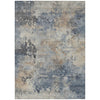 Piper Looms Chantille Abstract ACN2073 Denim Machine Washable Area Rug main image