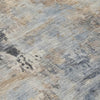 Piper Looms Chantille Abstract ACN2073 Denim Machine Washable Area Rug Swatch Image