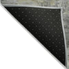 Piper Looms Chantille Abstract ACN2073 Pewter Machine Washable Area Rug Backing Image