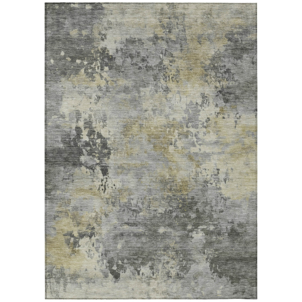 Piper Looms Chantille Abstract ACN2073 Pewter Machine Washable Area Rug main image