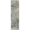 Piper Looms Chantille Abstract ACN2073 Pewter Machine Washable Area Rug Runner Main Image