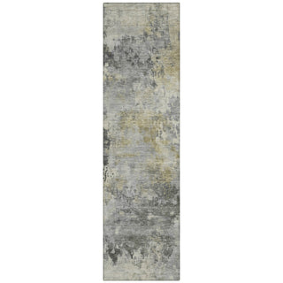 Piper Looms Chantille Abstract ACN2073 Pewter Machine Washable Area Rug Runner Main Image