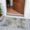 Piper Looms Chantille Abstract ACN2073 Pewter Machine Washable Area Rug Scatter Outdoor Lifestyle Image Feature
