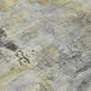 Piper Looms Chantille Abstract ACN2073 Pewter Machine Washable Area Rug Swatch Image