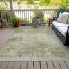Piper Looms Chantille Abstract ACN2073 Sage Machine Washable Area Rug Outdoor Lifestyle Image Feature