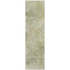 Piper Looms Chantille Abstract ACN2073 Sage Machine Washable Area Rug Runner Main Image