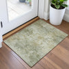 Piper Looms Chantille Abstract ACN2073 Sage Machine Washable Area Rug Scatter Lifestyle Image Feature