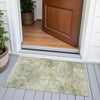 Piper Looms Chantille Abstract ACN2073 Sage Machine Washable Area Rug Scatter Outdoor Lifestyle Image Feature
