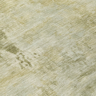 Piper Looms Chantille Abstract ACN2073 Sage Machine Washable Area Rug Swatch Image