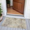 Piper Looms Chantille Abstract ACN2073 Tan Machine Washable Area Rug Scatter Outdoor Lifestyle Image Feature