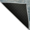 Piper Looms Chantille Abstract ACN2073 Teal Machine Washable Area Rug Backing Image