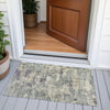 Piper Looms Chantille Abstract ACN2074 Sage Machine Washable Area Rug Scatter Outdoor Lifestyle Image Feature