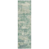 Piper Looms Chantille Abstract ACN2074 Teal Machine Washable Area Rug Runner Main Image