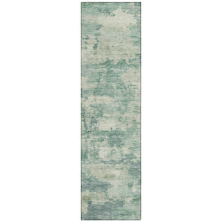 Piper Looms Chantille Abstract ACN2074 Teal Machine Washable Area Rug Runner Main Image