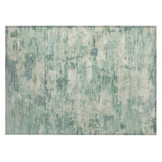 Piper Looms Chantille Abstract ACN2074 Teal Machine Washable Area Rug Scatter Main Image