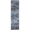 Piper Looms Chantille Abstract ACN2075 Blue Machine Washable Area Rug Runner Main Image
