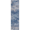 Piper Looms Chantille Abstract ACN2075 Navy Machine Washable Area Rug Runner Main Image