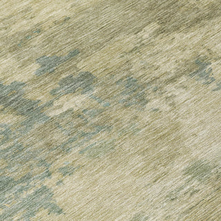 Piper Looms Chantille Abstract ACN2075 Seafoam Machine Washable Area Rug Swatch Image