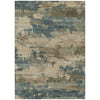 Piper Looms Chantille Abstract ACN2075 Teal Machine Washable Area Rug main image