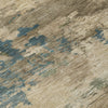 Piper Looms Chantille Abstract ACN2075 Teal Machine Washable Area Rug Swatch Image