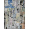 Piper Looms Chantille Abstract ACN2076 Blue Machine Washable Area Rug main image