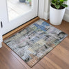 Piper Looms Chantille Abstract ACN2076 Blue Machine Washable Area Rug Scatter Lifestyle Image Feature