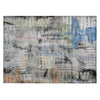 Piper Looms Chantille Abstract ACN2076 Blue Machine Washable Area Rug Scatter Main Image