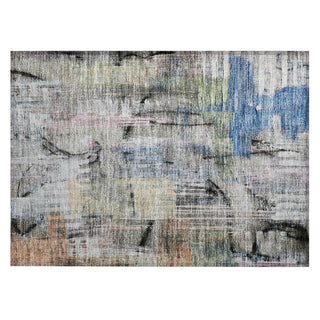 Piper Looms Chantille Abstract ACN2076 Blue Machine Washable Area Rug Scatter Main Image