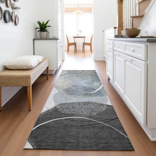 Piper Looms Chantille Abstract ACN2077 Ivory Machine Washable Area Rug Runner Lifestyle Image Feature