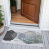 Piper Looms Chantille Abstract ACN2077 Ivory Machine Washable Area Rug Scatter Outdoor Lifestyle Image Feature