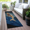 Piper Looms Chantille Coastal ACN2078 Blue Machine Washable Area Rug Runner Outdoor Lifestyle Image Feature