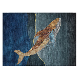 Piper Looms Chantille Coastal ACN2078 Blue Machine Washable Area Rug Scatter Main Image