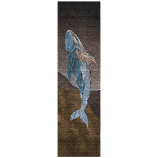 Piper Looms Chantille Coastal ACN2078 Brown Machine Washable Area Rug Runner Main Image