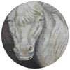 Piper Looms Chantille Animal ACN2080 Ivory Machine Washable Area Rug Round Main Image
