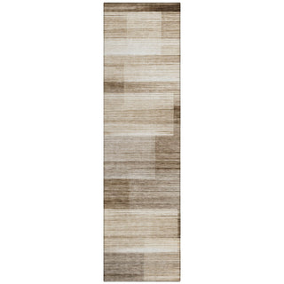 Piper Looms Chantille Stripes ACN2082 Brown Machine Washable Area Rug Runner Main Image