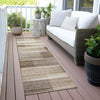 Piper Looms Chantille Stripes ACN2082 Brown Machine Washable Area Rug Runner Outdoor Lifestyle Image Feature
