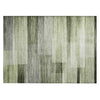 Piper Looms Chantille Stripes ACN2082 Green Machine Washable Area Rug Scatter Main Image