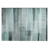 Piper Looms Chantille Stripes ACN2082 Teal Machine Washable Area Rug Scatter Main Image