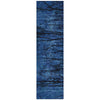 Piper Looms Chantille Floral ACN2083 Blue Machine Washable Area Rug Runner Main Image