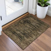 Piper Looms Chantille Floral ACN2083 Brown Machine Washable Area Rug Scatter Lifestyle Image Feature